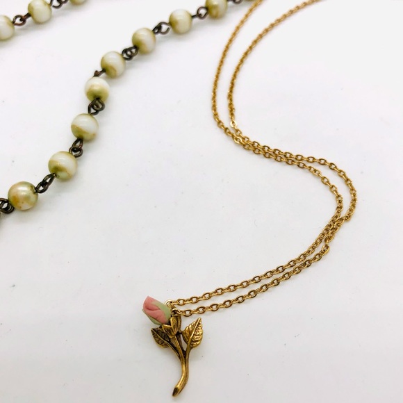 Vintage 1928 Necklace Lot of 2 🌹 - Picture 5 of 10